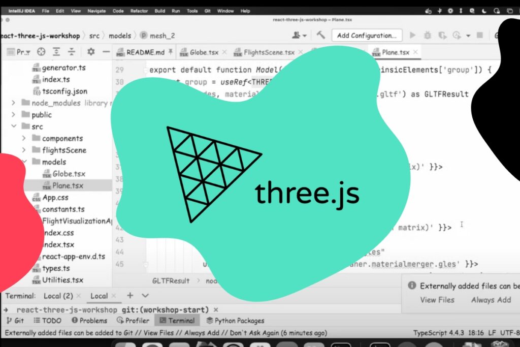 3D interactive data visualization with React and ThreeJS: Workshop