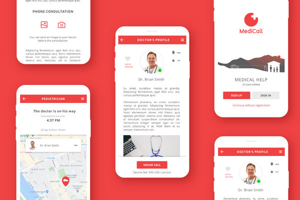 Doctor Appointment & Consultation App UI Kit, Case Study