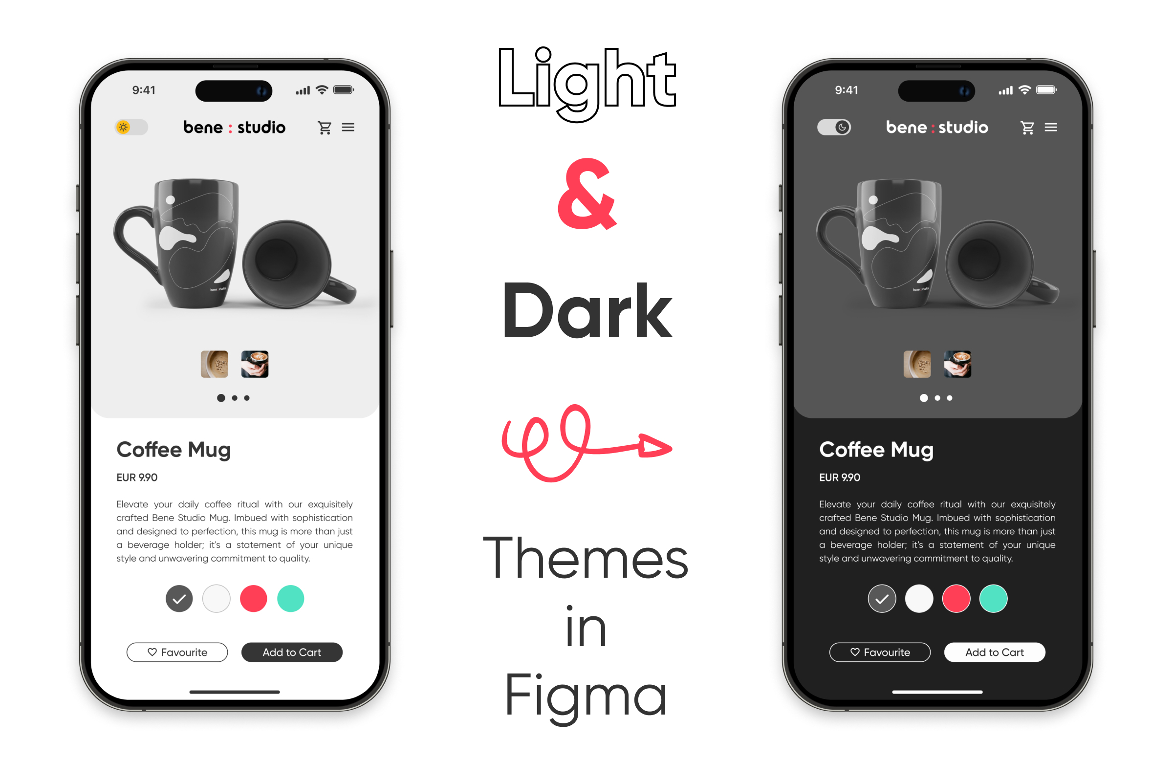 Creating light and dark themes with Figma Variables